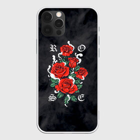 Чехол для iPhone 12 Pro Max с принтом РОЗЫ | ROSES SMOKE в Екатеринбурге, Силикон |  | chery | flowers | japan | roses | sakura | вишня | растения | розы | ромашка | сакура | тюльпаны | цветы | цветы сакуры | япония