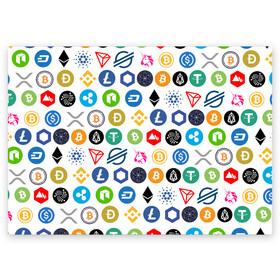Поздравительная открытка с принтом BITCOIN PATTERN | БИТКОИН(Z) в Екатеринбурге, 100% бумага | плотность бумаги 280 г/м2, матовая, на обратной стороне линовка и место для марки
 | binance coin | bitcoin | blockchain | btc | cardano | crypto | ethereum | polkadot | tether | xrp | биткоин | блокчейн | валюта | деньги | криптовалюта | майнер | майнинг | паттерн | цифровая валюта | цифровое золото | эфир
