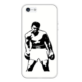 Чехол для iPhone 5/5S матовый с принтом The Greatest (Muhammad Ali) в Екатеринбурге, Силикон | Область печати: задняя сторона чехла, без боковых панелей | Тематика изображения на принте: ali | clay | mohammed | али | боец | боксер | величайший | возможность | искусства | касиус | клей | личность | мозайка | мотивация | мохаммед | мухамед | перчатки | сила | слова | спорт | темный | узор