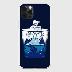 Чехол для iPhone 12 Pro Max с принтом Polar Ice Bear в Екатеринбурге, Силикон |  | north pole | planet | water | антарктида | антарктика | арктика | белый медведь | в стакане | вода | земля | кубики льда | лед | льдина | льдинка | медведица | медвежонок | на льдине | наполовину полон | планета