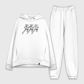 Женский костюм хлопок Oversize с принтом Спорт в Екатеринбурге,  |  | gift | girl | graffiti | runner | silhouette | sport | white | бегун | белый | граффити | девушка | жоз | подарок | силуэт | спорт