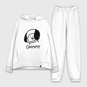 Женский костюм хлопок Oversize с принтом ЧИММИ | CHIMMY в Екатеринбурге,  |  | army | bangtan boys | bt21 | bts | bts stickers | chimmy | cooky | k pop | koya | mang | monster | rap monster | rapmon | rj | rm | shooky | tata | van | бтс | ви | джей хоуп | джонгук | кейпоп | реп монстр | стикеры bts | сюга | чимин | чин