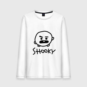 Мужской лонгслив хлопок с принтом SHOOKY | BTS в Екатеринбурге, 100% хлопок |  | Тематика изображения на принте: army | bangtan boys | bt21 | bts | bts stickers | chimmy | cooky | k pop | koya | mang | monster | rap monster | rapmon | rj | rm | shooky | tata | van | бтс | ви | джей хоуп | джонгук | кейпоп | реп монстр | стикеры bts | сюга | чимин | чин