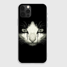 Чехол для iPhone 12 Pro Max с принтом ПЛАЧУЩИЙ КОТ в Екатеринбурге, Силикон |  | animals | cat | cry | dark | face | pussy | глаза | грусть | домашние | животные | звери | кот | кошка | мордочка | мрак | плач | пушистый | слезы | черный