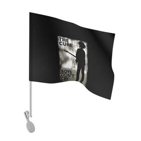 Флаг для автомобиля с принтом THE CURE в Екатеринбурге, 100% полиэстер | Размер: 30*21 см | boys | cry | grunge | guitar | metal | music | punk | robert | rock | smyth | the cure | usa | гранж | группа | кьюр | метал | музыка | панк | рок | сша