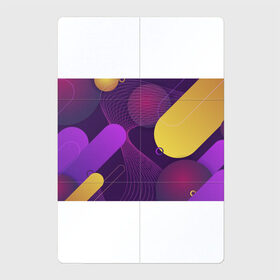 Магнитный плакат 2Х3 с принтом ГЕОМЕТРИЧЕСКИЕ ЛИНИИ в Екатеринбурге, Полимерный материал с магнитным слоем | 6 деталей размером 9*9 см | 3d | 3д | геометрические линии | геометрия | желтый | круги | линия | оранжевый | пурпурный | розовый | синий | фиолетовый