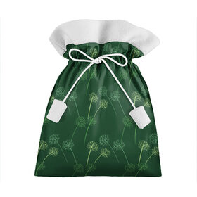 Подарочный 3D мешок с принтом Одуванчики в Екатеринбурге, 100% полиэстер | Размер: 29*39 см | весна | зелёный | лето | одуванчик | одуванчики | природа | цветок | цветочки | цветы