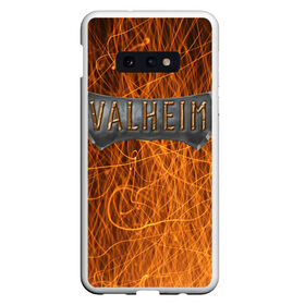 Чехол для Samsung S10E с принтом Valheim. в Екатеринбурге, Силикон | Область печати: задняя сторона чехла, без боковых панелей | esport | games | valheim | валхейм | вальхейм | игроки | игролюбители | игроманы | игры | киберспорт | симулятор выживания | скандинавская мифология | экшен