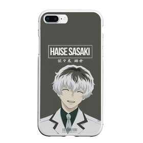 Чехол для iPhone 7Plus/8 Plus матовый с принтом HAISE SASAKE Tokyo Ghoul в Екатеринбурге, Силикон | Область печати: задняя сторона чехла, без боковых панелей | Тематика изображения на принте: anime | kaneki ken | tokyo ghoul | tokyo ghoul: re | аниме | анимэ | гули | джузо сузуя | канеки кен | кузен йошимура | наки | нишики нишио | ре | ренджи йомо | ризе камиширо | токийский гуль | тоука киришима | ута