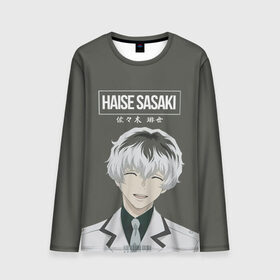 Мужской лонгслив 3D с принтом HAISE SASAKE Tokyo Ghoul в Екатеринбурге, 100% полиэстер | длинные рукава, круглый вырез горловины, полуприлегающий силуэт | Тематика изображения на принте: anime | kaneki ken | tokyo ghoul | tokyo ghoul: re | аниме | анимэ | гули | джузо сузуя | канеки кен | кузен йошимура | наки | нишики нишио | ре | ренджи йомо | ризе камиширо | токийский гуль | тоука киришима | ута