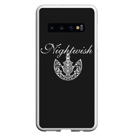 Чехол для Samsung Galaxy S10 с принтом Nightwish в Екатеринбурге, Силикон | Область печати: задняя сторона чехла, без боковых панелей | anett | angels | emppu | fall | first | flor | holopainen | imaginaerum | jansen | night | oacenborn | olzon | tarja | tuomas | turunen | voorinen | wish | анетт | воображариум | вуоринен | ользон | тарья | туомас | турунен | флор | холопайнен 