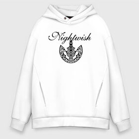 Мужское худи Oversize хлопок с принтом Nightwish Logo / Найтвиш (Z) в Екатеринбурге, френч-терри — 70% хлопок, 30% полиэстер. Мягкий теплый начес внутри —100% хлопок | боковые карманы, эластичные манжеты и нижняя кромка, капюшон на магнитной кнопке | music | night wish | nightwish | nuclear blast | rock | spinefarm | лого | музыка | найт виш | найтвиш | рок | симфоник метал | тарья турунен | флор янсен