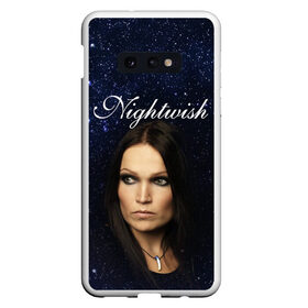 Чехол для Samsung S10E с принтом Nightwish | Tarja Turunen (Z) в Екатеринбурге, Силикон | Область печати: задняя сторона чехла, без боковых панелей | Тематика изображения на принте: music | nightwish | nuclear blast | rock | spinefarm | tarja turunen | лого | музыка | найтвиш | рок | симфоник метал | тарья турунен | флор янсен