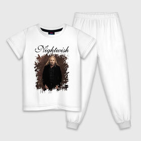 Детская пижама хлопок с принтом Nightwish / Найтвиш Эмппу (Z) в Екатеринбурге, 100% хлопок |  брюки и футболка прямого кроя, без карманов, на брюках мягкая резинка на поясе и по низу штанин
 | Тематика изображения на принте: music | nightwish | nuclear blast | rock | spinefarm | вуоринен | лого | музыка | найтвиш | рок | симфоник метал | тарья турунен | флор янсен | эмппу | эрно эмппу вуоринен