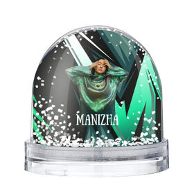Снежный шар с принтом Манижа Manizha в Екатеринбурге, Пластик | Изображение внутри шара печатается на глянцевой фотобумаге с двух сторон | manizha | далеровна | душанбе | евровидение | евровидение 2021 | манижа | певица | таджикистан | хамраева