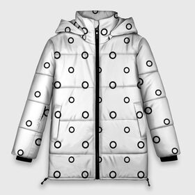 Женская зимняя куртка Oversize с принтом Черно-белый узор в горошек в Екатеринбурге, верх — 100% полиэстер; подкладка — 100% полиэстер; утеплитель — 100% полиэстер | длина ниже бедра, силуэт Оверсайз. Есть воротник-стойка, отстегивающийся капюшон и ветрозащитная планка. 

Боковые карманы с листочкой на кнопках и внутренний карман на молнии | abstract | backdrop | background | circle | design | diagonal | dot | fabric | geometric | graphic | illustration | line | paper | pattern | print | rand | repeat | seamless | simple | texture | tile | vector | wallpaper | wave | white | бублики | кружочк
