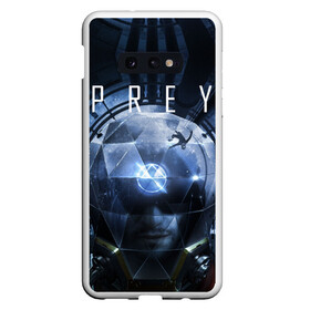 Чехол для Samsung S10E с принтом Prey Морган Ю в Екатеринбурге, Силикон | Область печати: задняя сторона чехла, без боковых панелей | 20 years | 20 лет | arkane studios | corvo attano | cosmos | deathloop | dishonored 2 | emily kaldwin | games | morgan yu | prey | аркейн студио | ассасины | игры | корво аттано | космос | морган ю | эмили колдуин