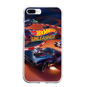 Чехол для iPhone 7Plus/8 Plus матовый с принтом Hot Wheels Unleashed в Екатеринбурге, Силикон | Область печати: задняя сторона чехла, без боковых панелей | auto | avto | car | game | hot | hotweels | race | weels | wheels | авто | автоспорт | гонки | игра | игрушка | машина | модель | хот вилс