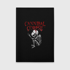 Обложка для автодокументов с принтом Cannibal Corpse | 1 в Екатеринбурге, натуральная кожа |  размер 19,9*13 см; внутри 4 больших “конверта” для документов и один маленький отдел — туда идеально встанут права | band | cannibal corpse | metal | music | rock | атрибутика | группа | метал | музыка | рок