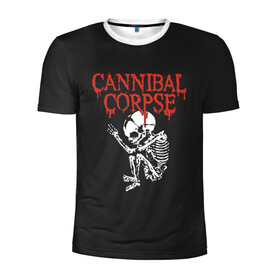 Мужская футболка 3D спортивная с принтом Cannibal Corpse в Екатеринбурге, 100% полиэстер с улучшенными характеристиками | приталенный силуэт, круглая горловина, широкие плечи, сужается к линии бедра | cannibal corpse | kreator | slayer | sodom | анархия | блэк метал | гаражный рок | гитара | гранж | дэт метал | металл | панк рок | рок музыка | рок н ролл | рокер | треш метал | труп каннибал | тяжелый рок | хард рок