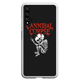 Чехол для Honor 20 с принтом Cannibal Corpse в Екатеринбурге, Силикон | Область печати: задняя сторона чехла, без боковых панелей | Тематика изображения на принте: cannibal corpse | kreator | slayer | sodom | анархия | блэк метал | гаражный рок | гитара | гранж | дэт метал | металл | панк рок | рок музыка | рок н ролл | рокер | треш метал | труп каннибал | тяжелый рок | хард рок