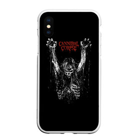 Чехол для iPhone XS Max матовый с принтом Cannibal Corpse в Екатеринбурге, Силикон | Область печати: задняя сторона чехла, без боковых панелей | Тематика изображения на принте: cannibal corpse | kreator | punk rock | slayer | sodom | анархия | блэк метал | гаражный рок | гранж | дэт метал | металл | панк рок | рок музыка | рок н ролл | рокер | треш метал | труп каннибал | тяжелый рок | хард рок