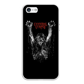 Чехол для iPhone 5/5S матовый с принтом Cannibal Corpse в Екатеринбурге, Силикон | Область печати: задняя сторона чехла, без боковых панелей | Тематика изображения на принте: cannibal corpse | kreator | punk rock | slayer | sodom | анархия | блэк метал | гаражный рок | гранж | дэт метал | металл | панк рок | рок музыка | рок н ролл | рокер | треш метал | труп каннибал | тяжелый рок | хард рок