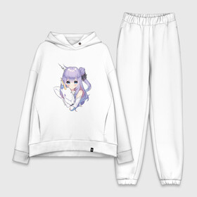 Женский костюм хлопок Oversize с принтом Azur Lane: Unicorn в Екатеринбурге,  |  | аниме | девочка | единорог | лазурный путь | юникорн