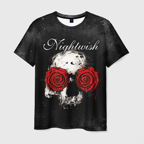 Мужская футболка 3D с принтом NIGHTWISH в Екатеринбурге, 100% полиэфир | прямой крой, круглый вырез горловины, длина до линии бедер | metal | nightwish | tarja turunen | метал | музыка | найтвиш | рок | симфо метал | тарья турунен