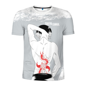 Мужская футболка 3D спортивная с принтом Sasaki kagune tattoo в Екатеринбурге, 100% полиэстер с улучшенными характеристиками | приталенный силуэт, круглая горловина, широкие плечи, сужается к линии бедра | Тематика изображения на принте: anime | kaneki ken | tokyo ghoul | tokyo ghoul: re | аниме | анимэ | гули | джузо сузуя | канеки кен | кузен йошимура | наки | нишики нишио | ре | ренджи йомо | ризе камиширо | токийский гуль | тоука киришима | ута