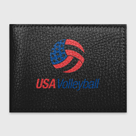 Обложка для студенческого билета с принтом USA Volleyball в Екатеринбурге, натуральная кожа | Размер: 11*8 см; Печать на всей внешней стороне | sport | usa | volleyball | америка | волейбол | игра | лето | мяч | пляж | спорт | сша | чемпион