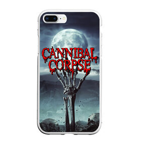 Чехол для iPhone 7Plus/8 Plus матовый с принтом CANNIBAL CORPSE в Екатеринбурге, Силикон | Область печати: задняя сторона чехла, без боковых панелей | Тематика изображения на принте: cannibal corpse | evisceration plague | hammer smashed face. | violence unimagined | дэт метал | музыка | рок | труп каннибала