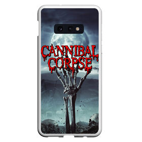 Чехол для Samsung S10E с принтом CANNIBAL CORPSE в Екатеринбурге, Силикон | Область печати: задняя сторона чехла, без боковых панелей | Тематика изображения на принте: cannibal corpse | evisceration plague | hammer smashed face. | violence unimagined | дэт метал | музыка | рок | труп каннибала