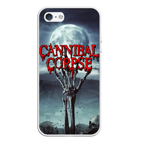 Чехол для iPhone 5/5S матовый с принтом CANNIBAL CORPSE в Екатеринбурге, Силикон | Область печати: задняя сторона чехла, без боковых панелей | Тематика изображения на принте: cannibal corpse | evisceration plague | hammer smashed face. | violence unimagined | дэт метал | музыка | рок | труп каннибала