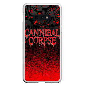 Чехол для Samsung S10E с принтом CANNIBAL CORPSE в Екатеринбурге, Силикон | Область печати: задняя сторона чехла, без боковых панелей | Тематика изображения на принте: cannibal corpse | evisceration plague | hammer smashed face. | violence unimagined | дэт метал | музыка | рок | труп каннибала