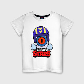 Детская футболка хлопок с принтом STU СТУ Brawl Stars в Екатеринбурге, 100% хлопок | круглый вырез горловины, полуприлегающий силуэт, длина до линии бедер | brawl | brawl stars | brawlstars | brawl_stars | jessie | бравл | бравлер stu | бравлстарс | гонщик | каскадер | сту