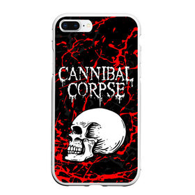 Чехол для iPhone 7Plus/8 Plus матовый с принтом CANNIBAL CORPSE в Екатеринбурге, Силикон | Область печати: задняя сторона чехла, без боковых панелей | Тематика изображения на принте: cannibal corpse | evisceration plague | hammer smashed face. | violence unimagined | дэт метал | музыка | рок | труп каннибала