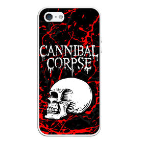 Чехол для iPhone 5/5S матовый с принтом CANNIBAL CORPSE в Екатеринбурге, Силикон | Область печати: задняя сторона чехла, без боковых панелей | Тематика изображения на принте: cannibal corpse | evisceration plague | hammer smashed face. | violence unimagined | дэт метал | музыка | рок | труп каннибала