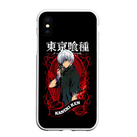 Чехол для iPhone XS Max матовый с принтом Kaneki Ken с красным узором в Екатеринбурге, Силикон | Область печати: задняя сторона чехла, без боковых панелей | anime | kaneki ken | tokyo ghoul | tokyo ghoul: re | аниме | анимэ | гули | джузо сузуя | канеки кен | кузен йошимура | наки | нишики нишио | ре | ренджи йомо | ризе камиширо | токийский гуль | тоука киришима | ута