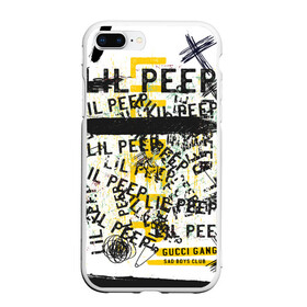 Чехол для iPhone 7Plus/8 Plus матовый с принтом LIL PEEP Vintage Graffiti Wall в Екатеринбурге, Силикон | Область печати: задняя сторона чехла, без боковых панелей | Тематика изображения на принте: baby | bart | bird | cry | cry baby | cry dead smile | crybaby | gucci gang | lil peep | lil prince | logobombing | love | pattern | pink | граффити | гуччи | зарубежная музыка | лил пип | логобомбинг | любовь | маленький принц | малыш | патт