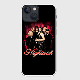 Чехол для iPhone 13 mini с принтом Nightwish в Екатеринбурге,  |  | gothic | metall | nightwish | rock | tarja turunen | готические | логотипы рок групп | метал | музыка | найтвиш | рок группы | рокерские | симфоник метал | тарья турунен