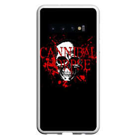 Чехол для Samsung Galaxy S10 с принтом Cannibal Corpse в Екатеринбурге, Силикон | Область печати: задняя сторона чехла, без боковых панелей | cannibal | cannibal corpse | corpse | trash | алекс уэбстер | брутальный дэт метал | джордж фишер | дэт метал | дэтграйнд | пол мазуркевич | пэт обрайэн | роб барретт