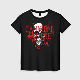 Женская футболка 3D с принтом Cannibal Corpse в Екатеринбурге, 100% полиэфир ( синтетическое хлопкоподобное полотно) | прямой крой, круглый вырез горловины, длина до линии бедер | cannibal | cannibal corpse | corpse | trash | алекс уэбстер | брутальный дэт метал | джордж фишер | дэт метал | дэтграйнд | пол мазуркевич | пэт обрайэн | роб барретт