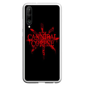 Чехол для Honor P30 с принтом Cannibal Corpse в Екатеринбурге, Силикон | Область печати: задняя сторона чехла, без боковых панелей | cannibal | cannibal corpse | corpse | trash | алекс уэбстер | брутальный дэт метал | дэт метал | дэтграйнд | пол мазуркевич