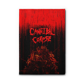 Обложка для автодокументов с принтом CANNIBAL CORPSE в Екатеринбурге, натуральная кожа |  размер 19,9*13 см; внутри 4 больших “конверта” для документов и один маленький отдел — туда идеально встанут права | blood | cannibal corpse | death metal | grunge | hardcore | music | punk | rock | usa | группа | канибал | кровь | метал | музыка | рок | сша | труп