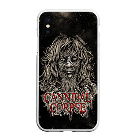 Чехол для iPhone XS Max матовый с принтом Cannibal Corpse в Екатеринбурге, Силикон | Область печати: задняя сторона чехла, без боковых панелей | canibal corpse | cannibal corpse | death metal | группы | дэт метал | канибал корпс | метал | рок