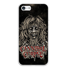 Чехол для iPhone 5/5S матовый с принтом Cannibal Corpse в Екатеринбурге, Силикон | Область печати: задняя сторона чехла, без боковых панелей | canibal corpse | cannibal corpse | death metal | группы | дэт метал | канибал корпс | метал | рок