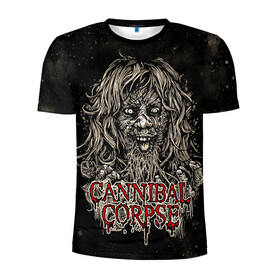 Мужская футболка 3D спортивная с принтом Cannibal Corpse в Екатеринбурге, 100% полиэстер с улучшенными характеристиками | приталенный силуэт, круглая горловина, широкие плечи, сужается к линии бедра | canibal corpse | cannibal corpse | death metal | группы | дэт метал | канибал корпс | метал | рок