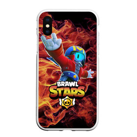 Чехол для iPhone XS Max матовый с принтом Brawl Stars - Stu в Екатеринбурге, Силикон | Область печати: задняя сторона чехла, без боковых панелей | brawl | brawl ruffs | brawl stars | brawler | colonel ruffs | leon | new brawler | ruffs | ruffus | starrforce | stu | superstar | бравл | бравл старс | бравлер | гавс | гонщик | леон | руффс | сту | сту   каскадёр | сту суперзвезда | 