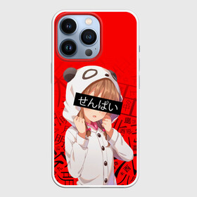 Чехол для iPhone 13 Pro с принтом SENPAI в Екатеринбурге,  |  | ahegao | anime | kawaii | manga | nani | notice me. | senpai | waifu | аниме | ахегао | вайфу | каваий | кавай | манга | нани | семпай | сенпай | японские мультфильмы